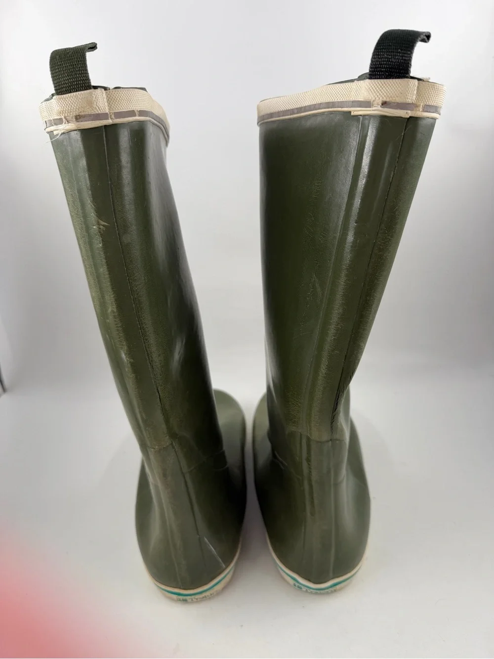 Tretorn Men’s Olive Green -SZ 13- Heisingborg Fleece-Lined Waterproof Rain Boots
